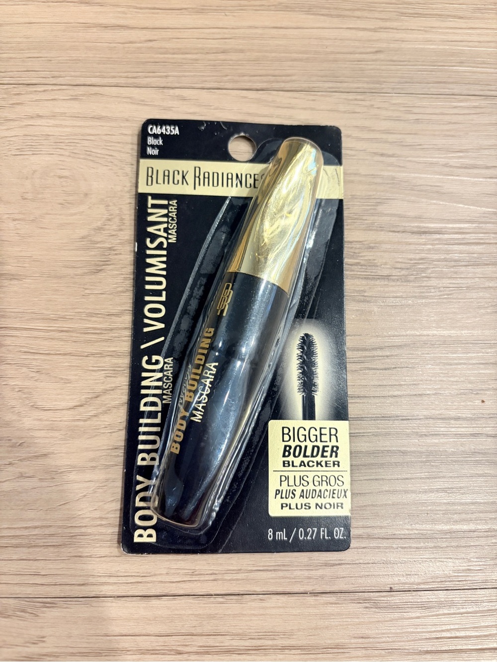 Black Radiance Body Building Volumisant Mascara Black 0.27 oz New